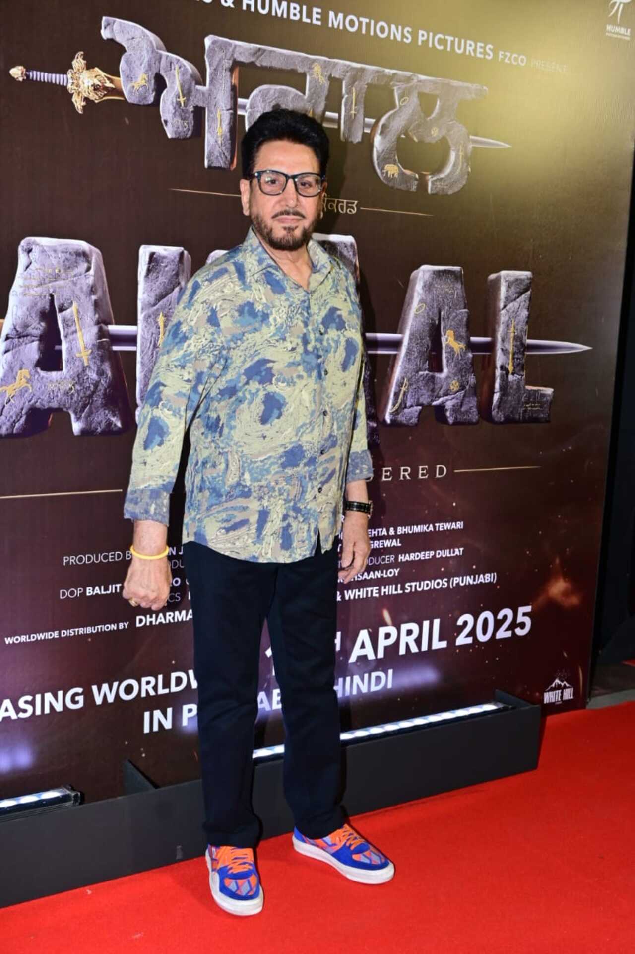 Gurdas Maan was also present at the star-studded screening of the upcoming film