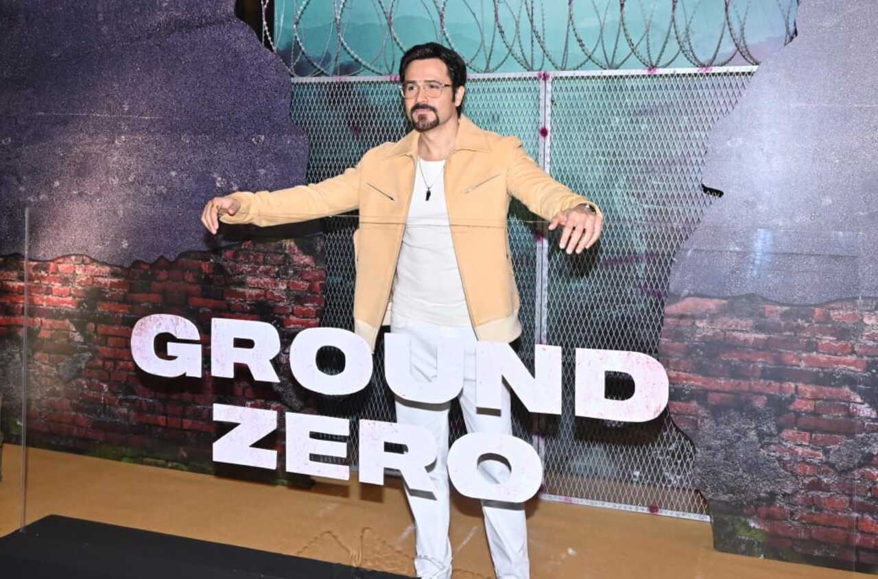 Emraan Hashmi looked stylish in white pants paired with a loose T-shirt and a yellow jacket