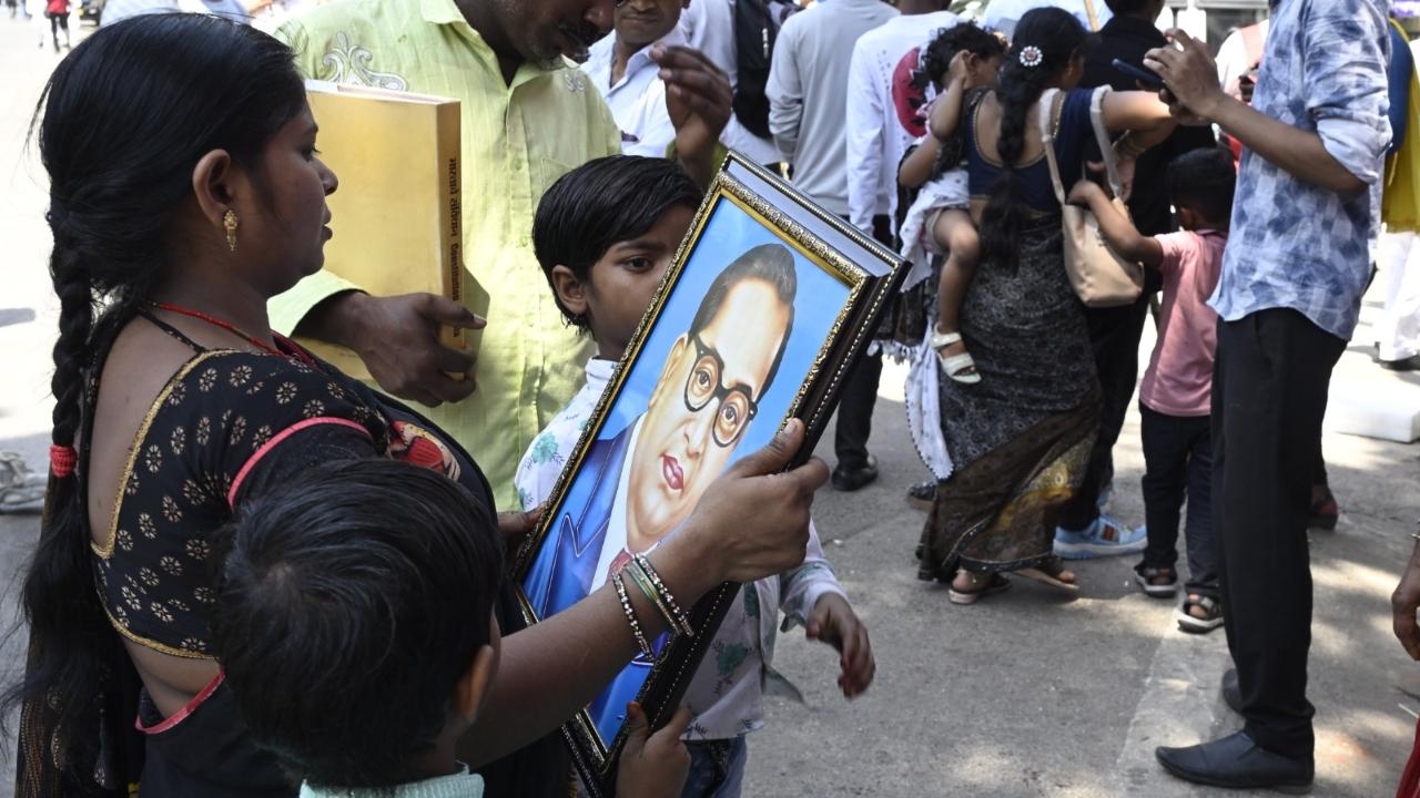 The police said, as huge crowds will visit Chaityabhoomi in Dadar, vehicular traffic near the roads leading towards Chaityabhoomi were likely to be affected