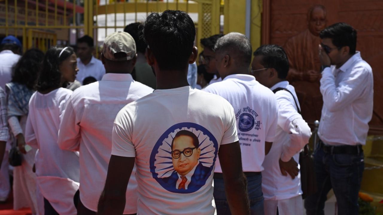 Meanwhile, Maharashtra Deputy CMs Eknath Shinde and Ajit Pawar, legislative council chairperson Ram Shinde, state cabinet ministers Ashish Shelar and Sanjay Shirsat also paid homage to Ambedkar at Chaityabhoomi, the final resting place of the Constitution's chief architect, located at Shivaji Park in central Mumbai