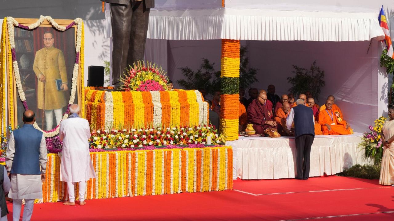 Ambedkar is recognised for his lifelong struggle for the empowerment of Scheduled Castes and his key role in drafting the Constitution