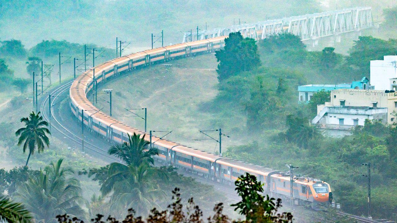 The Amrit Bharat Express is a class of superfast, non-air-conditioned, low-cost, sleeper-cum unreserved services connecting cities that are more than 800 km apart