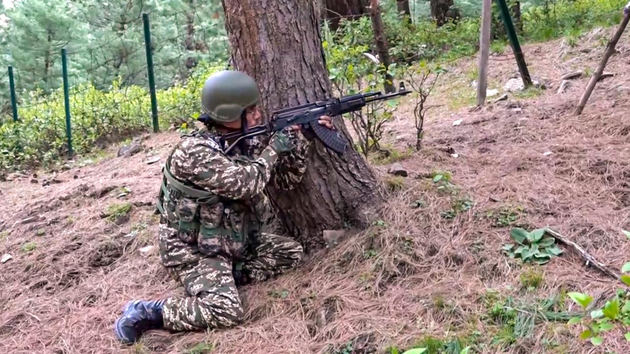 The Indian Army Chief General was also briefed on the actions being taken by the formations against terrorists inside their own territory and the Pakistan Army's attempts to violate the ceasefire along the LoC