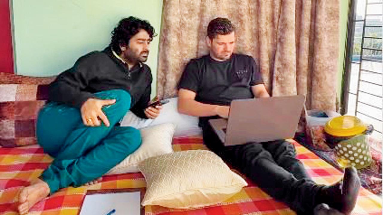 Arijit Singh and Martin Garrix compose music for the track at Singh’s West Bengal residence