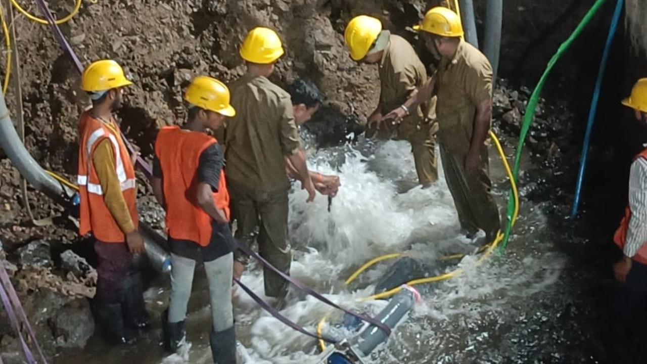 Major water pipeline damaged during metro work, Mumbai faces day-long disruption