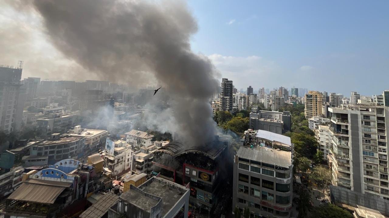 There were no immediate reports of any injuries in the blaze, they said