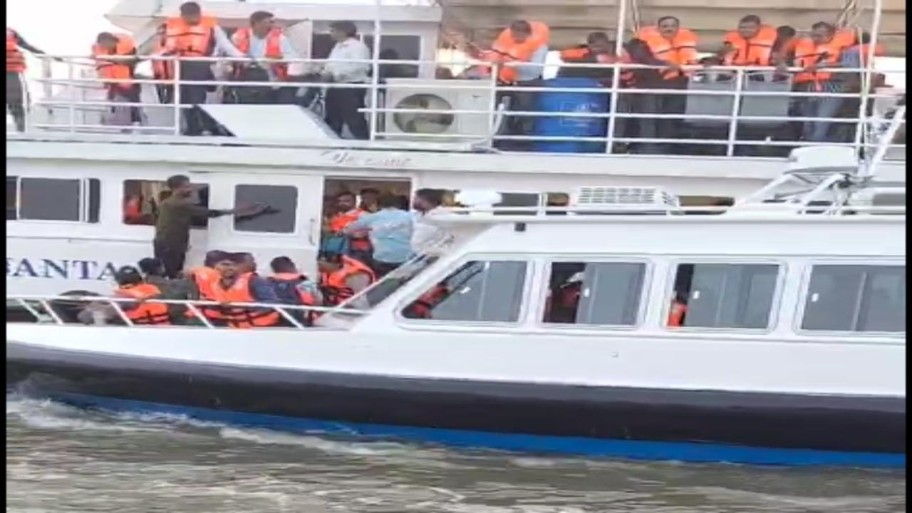Boat suffers damage amid rough sea conditions, 130 passengers evacuated