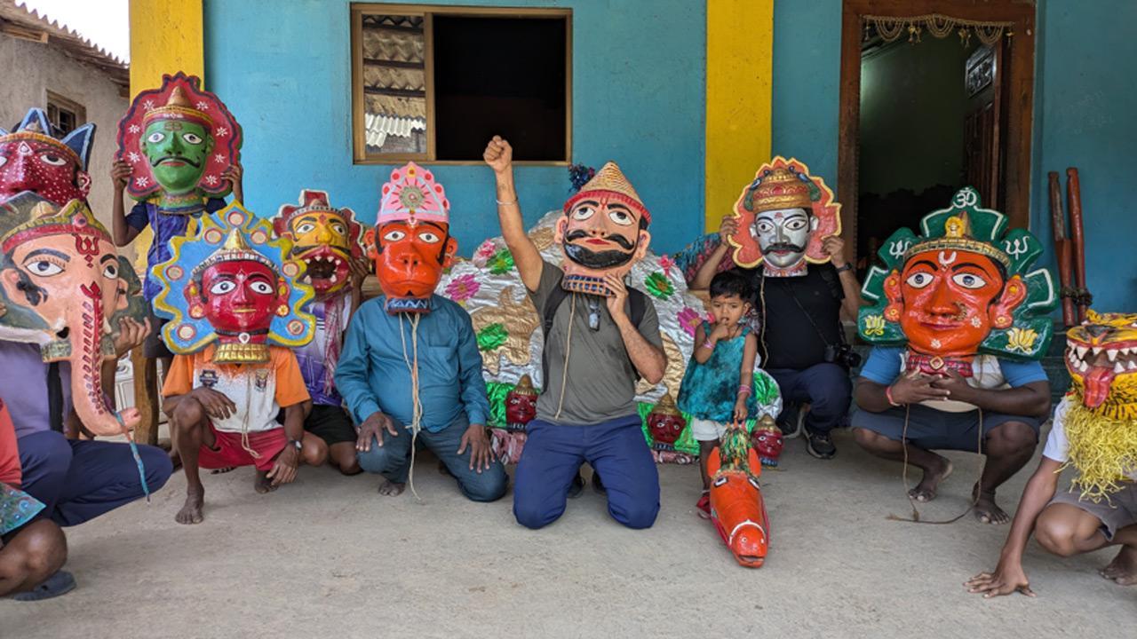 Explore this unique mask festival in Palghar with a photography community