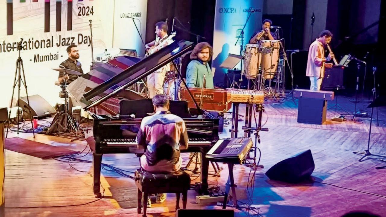A moment from the band’s performance in the city on International Jazz Day. Pic courtesy/Bombay Lights on Instagram