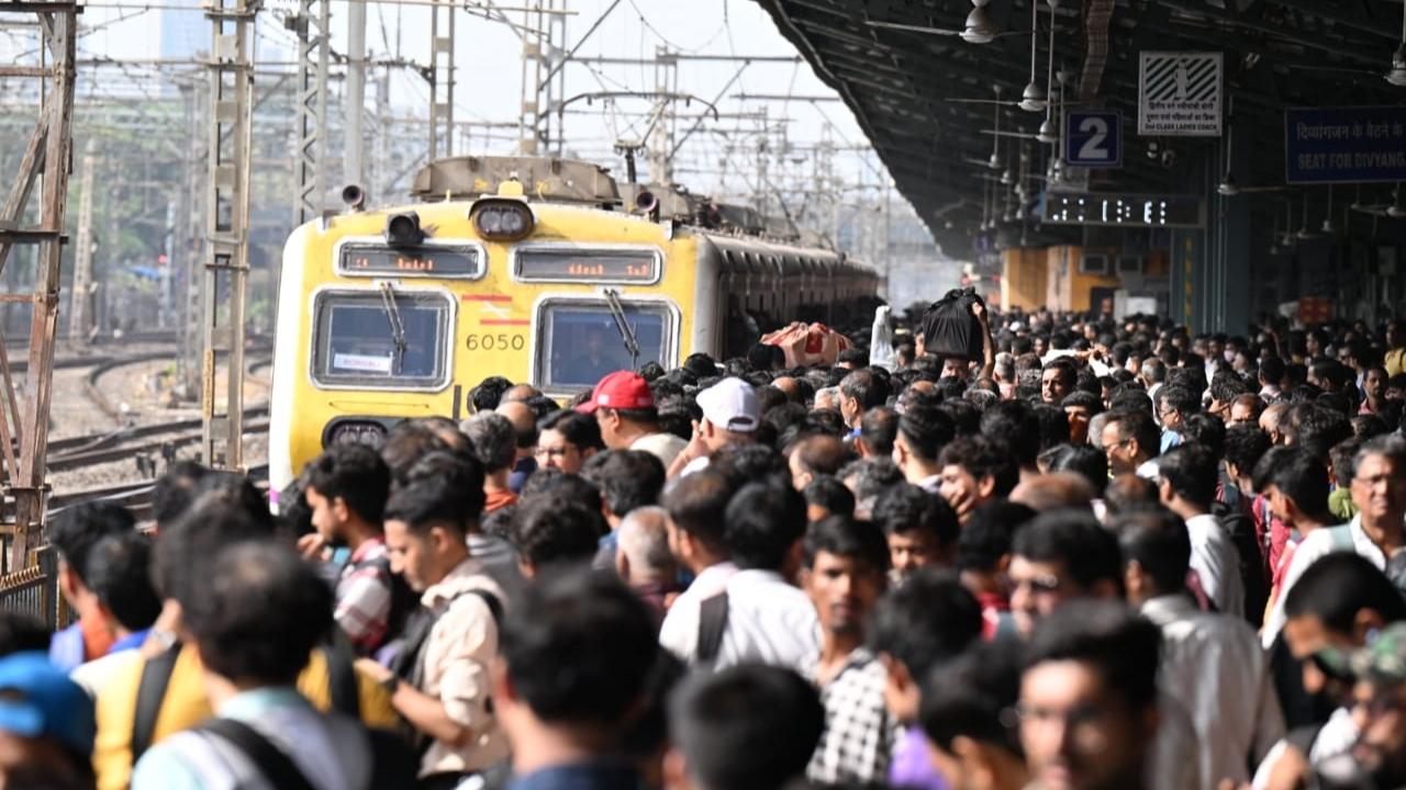 Commuters were left stranded and confused as train timings were disrupted, leading to long waits and packed platforms