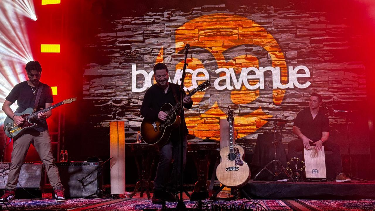 PICS: Boyce Avenue mesmerise Mumbaikars with soulful performance in Lower Parel