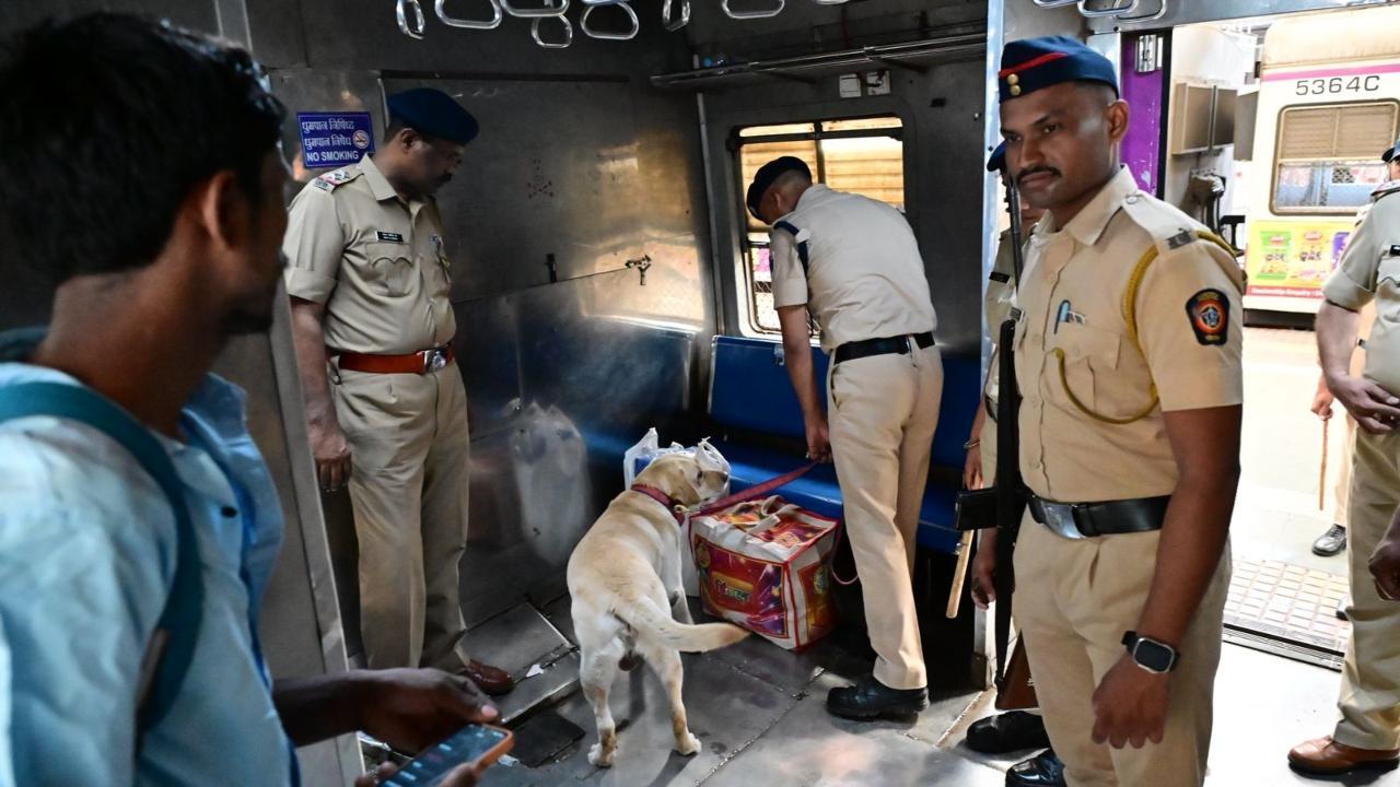 IN PHOTOS: Railway cops beef up security at Mumbai stations