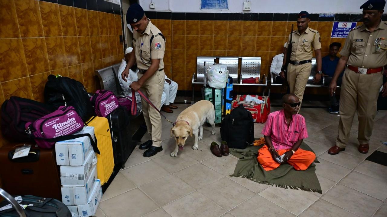 Security has been intensified across in Mumbai after the Palgham terror attack, officials said
