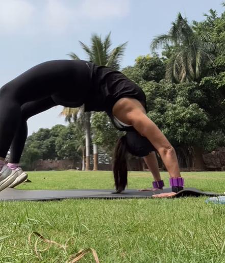 Her active lifestyle keeps her energy levels high, proving that consistency is key when it comes to fitness