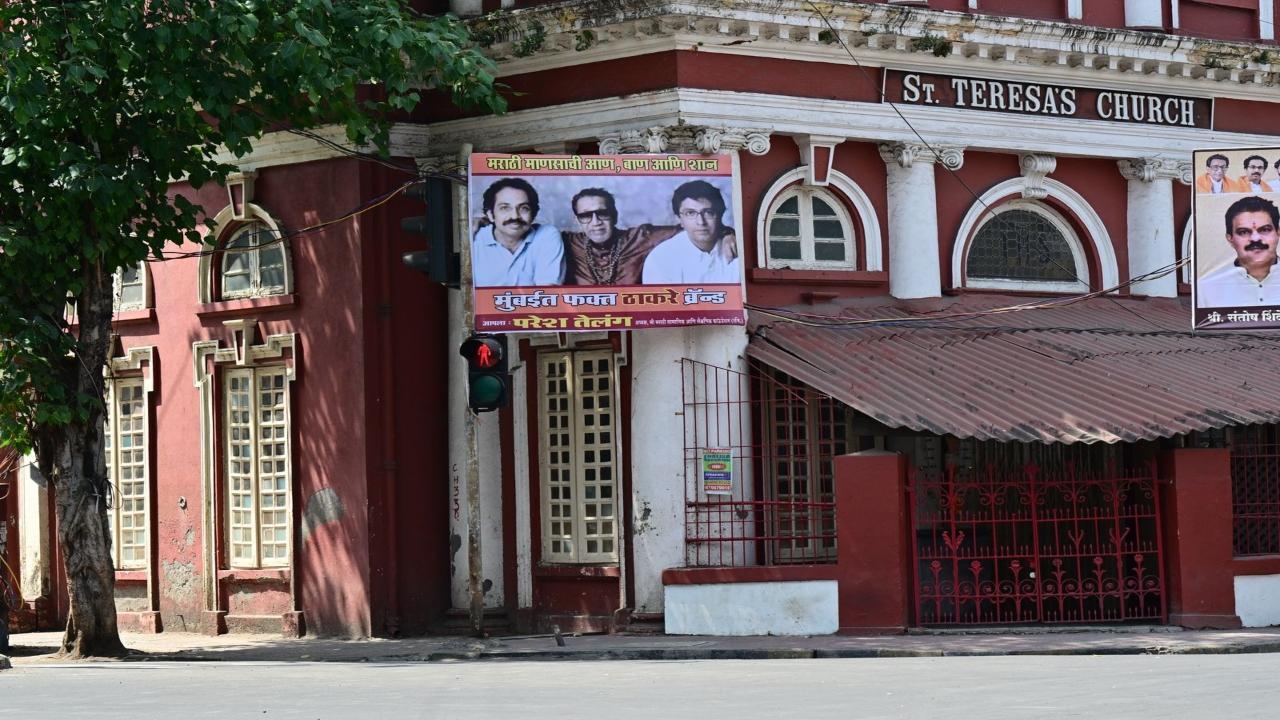 Old picture of Bal Thackeray with Uddhav, Raj surfaces outside Mumbai church