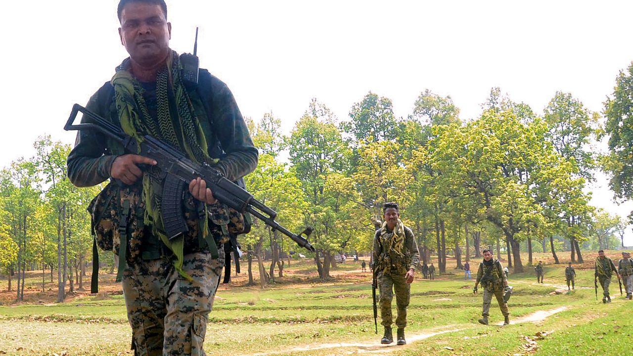 The troops of 209 Commando Battalion for Resolute Action (CoBRA), along with state police, conducted the operation in which eight Naxals were killed and an AK series rifle, three INSAS rifles, a self-loading rifle (SLR), eight country-made guns and a pistol were seized