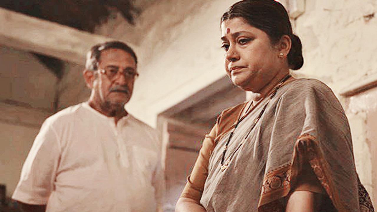 Mahesh Manjrekar and Renuka Shahane in  Devmanus