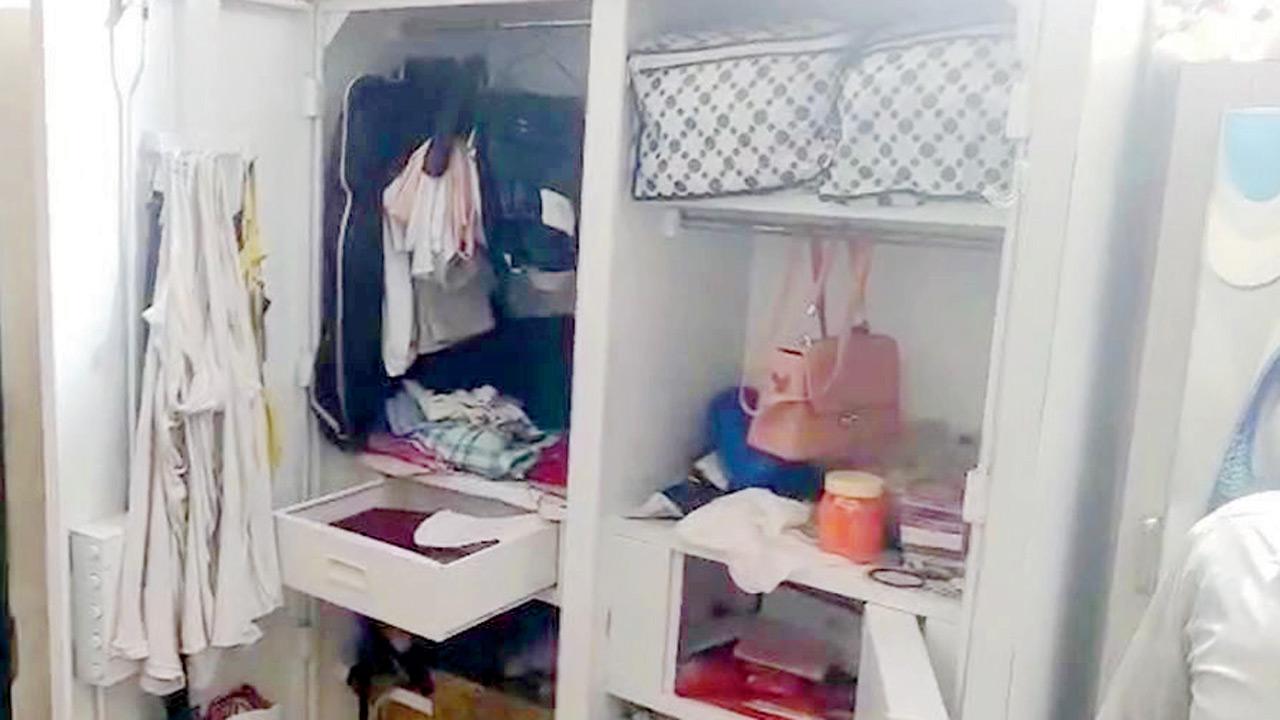 The robbers ransacked the cupboard