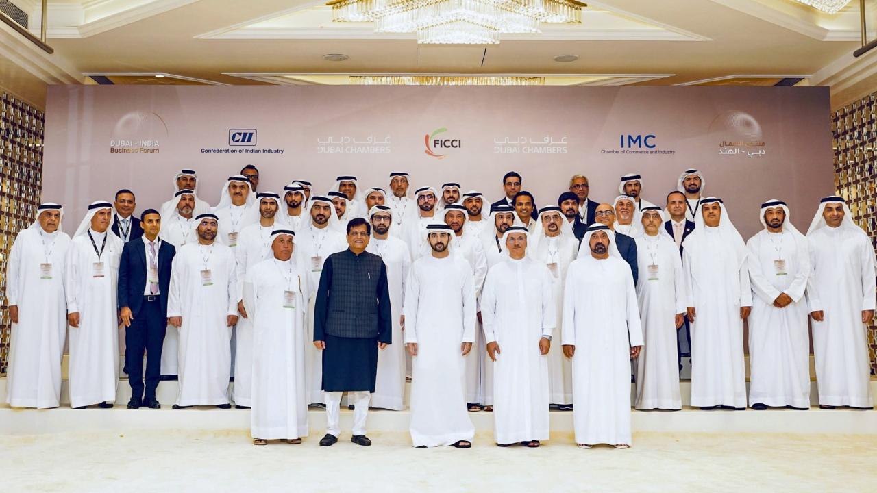 Dubai Crown Prince Sheikh Hamdan bin Mohammed bin Rashid Al Maktoum's visit to India saw both sides firming up steps including establishing ship-repair clusters at Kochi and Vadinar and setting up a campus of Indian Institute of Management, Ahmedabad, in Dubai as part of efforts to boost overall ties