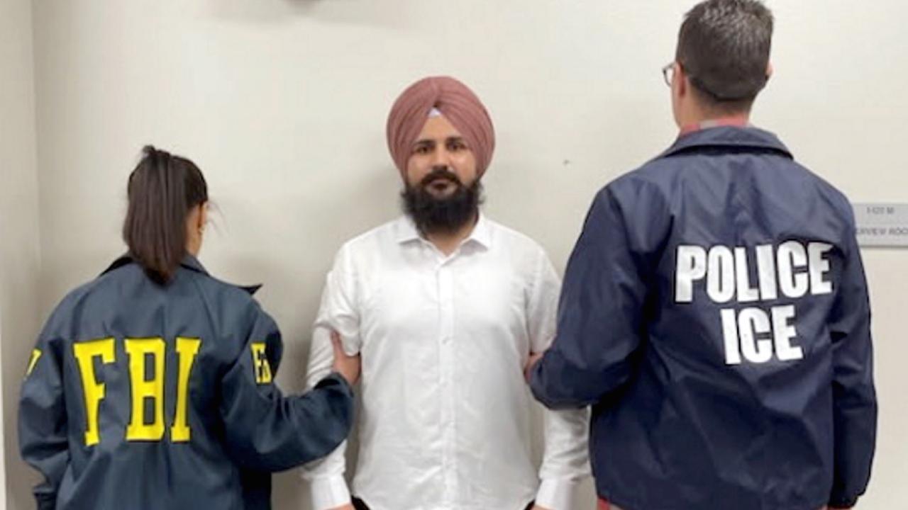 Indian wanted in connection with multiple terror attacks in Punjab held by FBI