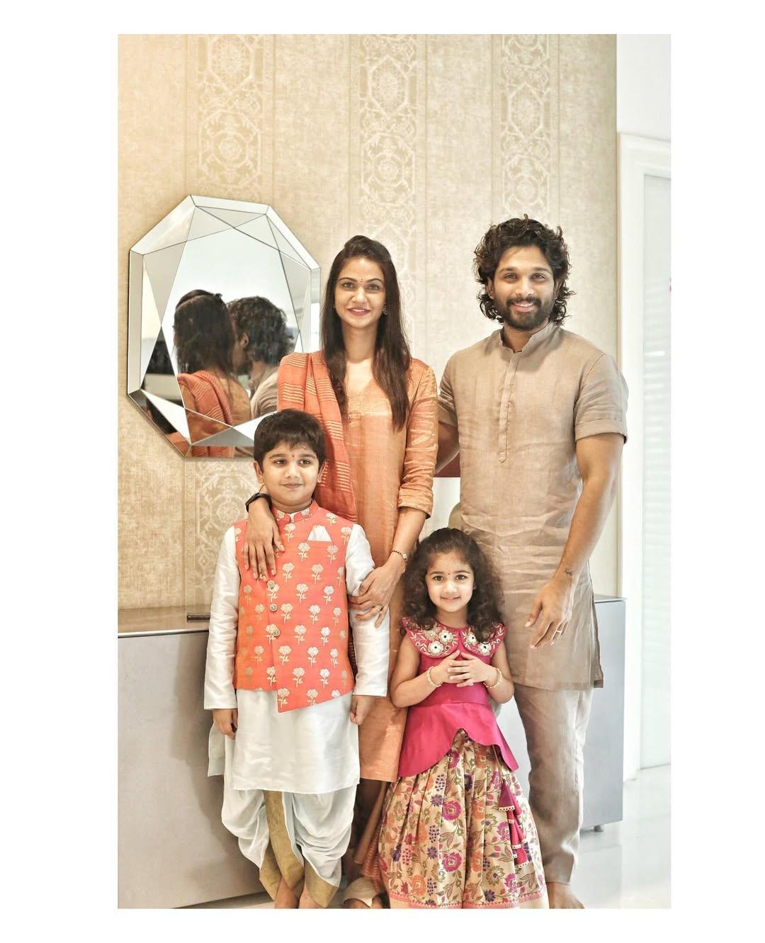 Goals! A supportive partner and two cute kids—that’s what a man wants in his life