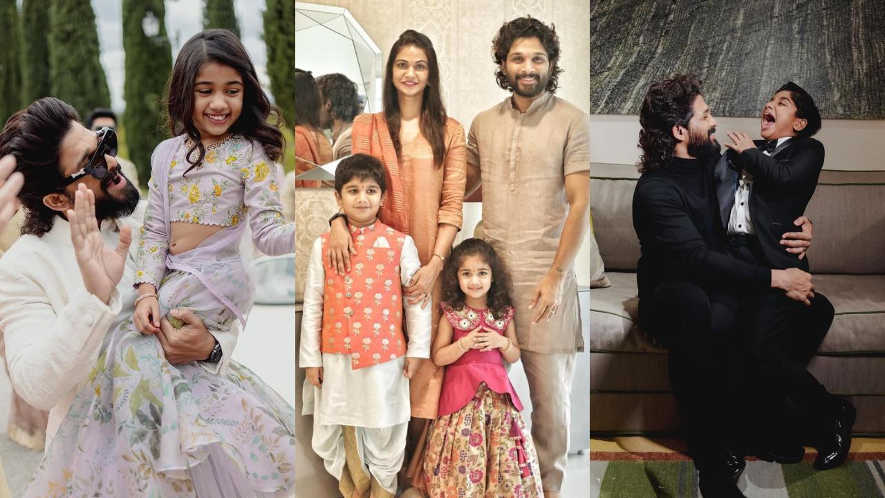 Allu Arjun's happy moments with family