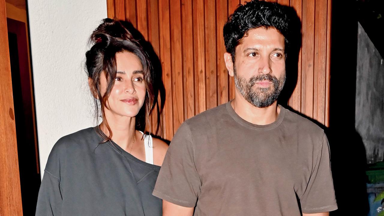 Shibani Akhtar and Farhan Akhtar