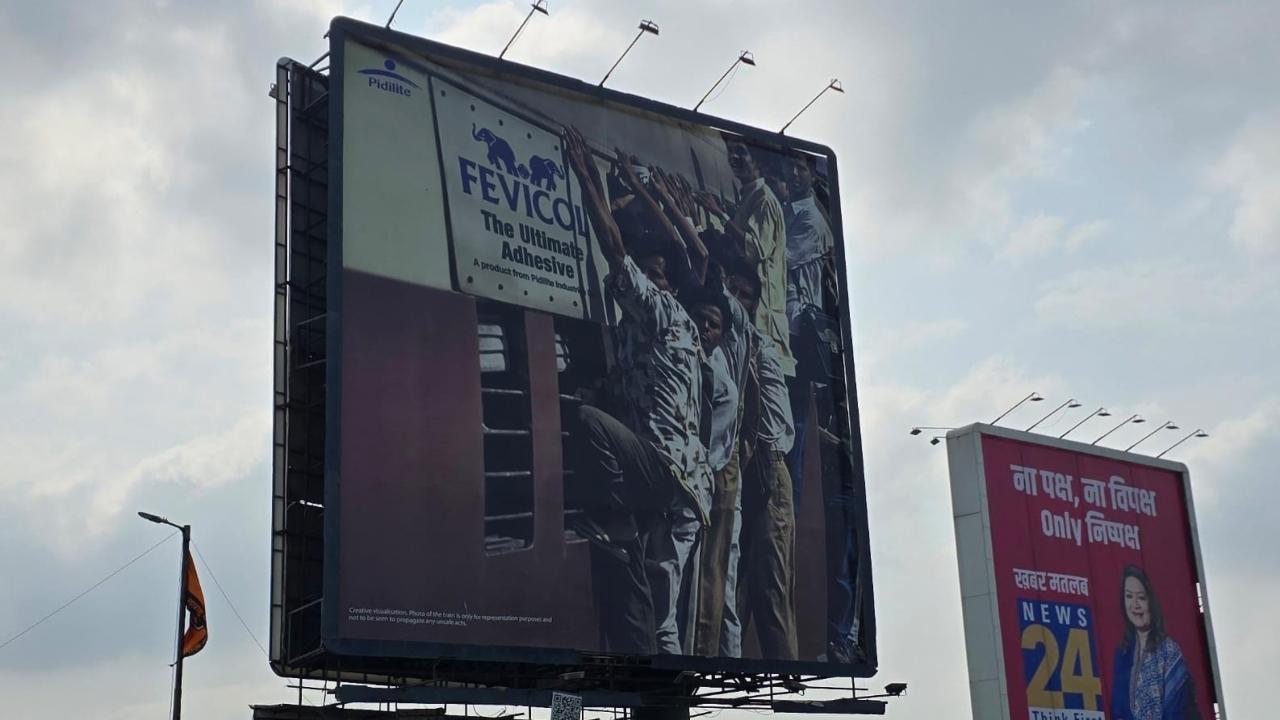 Mumbai: Fevicol ad pulled down after Western Railway objection