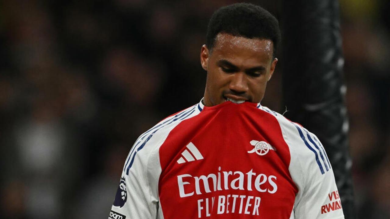Arsenal lose Gabriel ahead of Everton clash