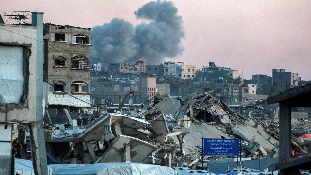 In Photos: Israeli strike near Gaza hospital kills medic, injures several