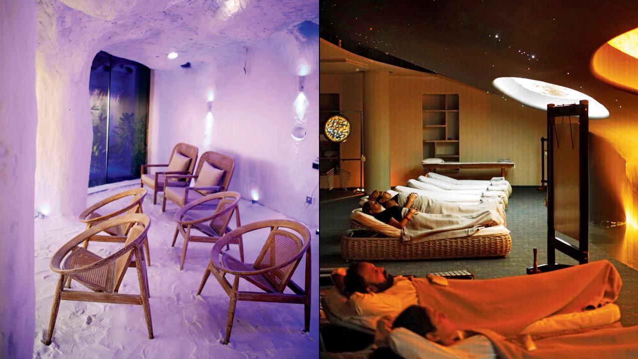 Halotherapy at the retreat and The Ninadika therapy