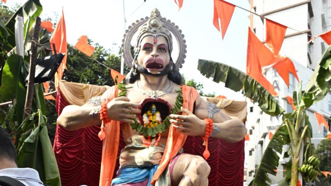 Meanwhile, Prime Minister Narendra Modi on Saturday greeted people on the occasion of Hanuman Jayanti