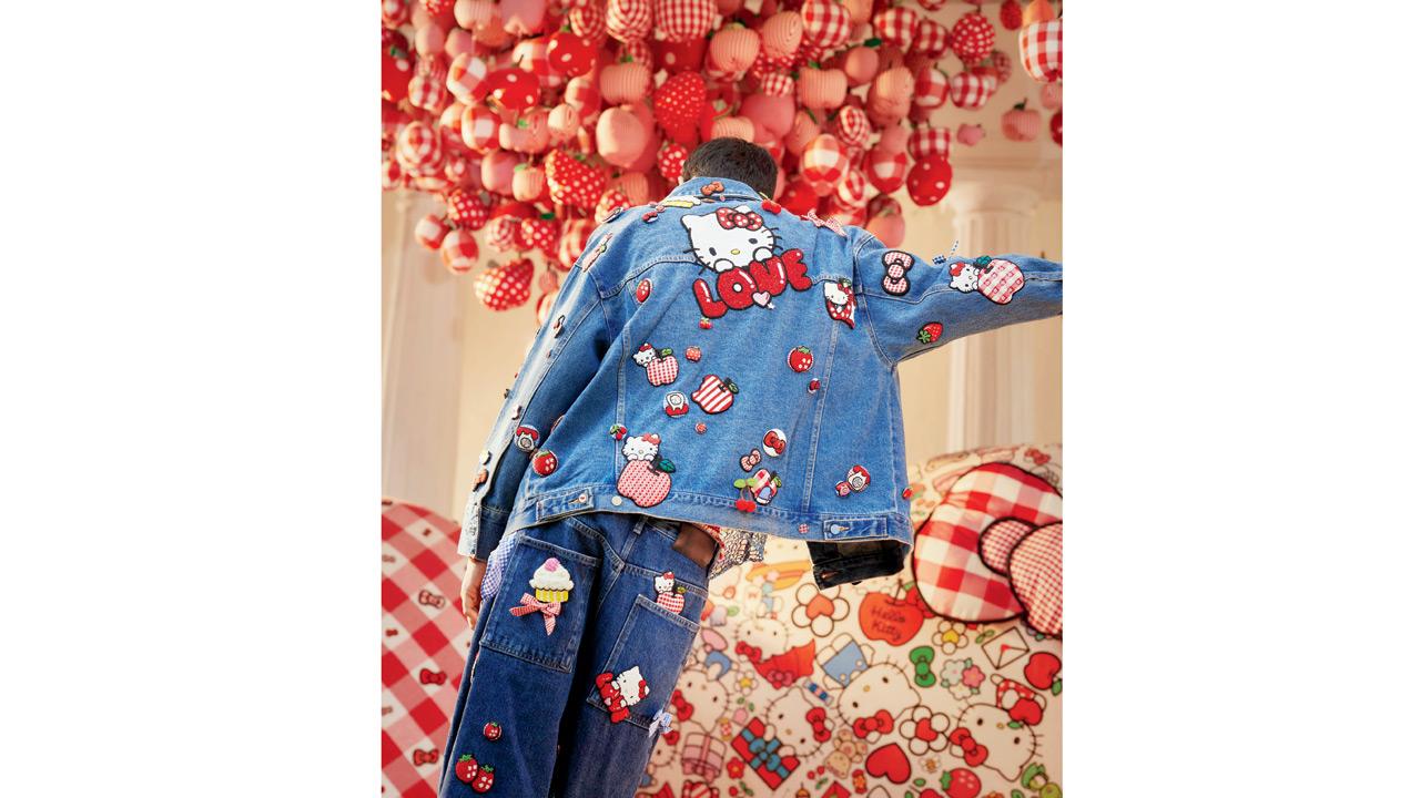 At HELLO Péro, even the hearts came dressed — in gingham, bows, and the bubble-headed Hello Kitty, part of an immersive campaign showcase marking the fashion brand’s collaboration with Sanrio