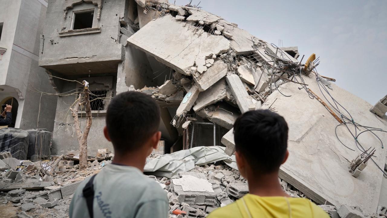 The latest Israeli strikes overnight into Sunday hit a tent and a house in the southern city of Khan Younis, killing five men, five women and five children, according to Nasser Hospital, which received the bodies