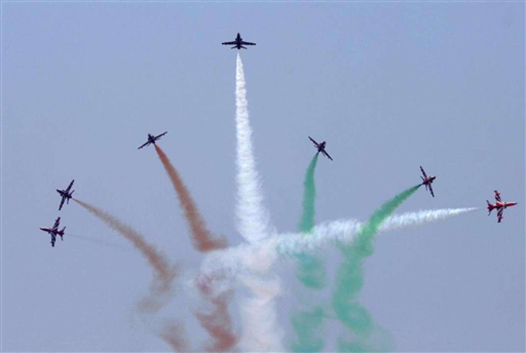 IN PHOTOS: IAF's Surya Kiran pilots paint Ranchi sky with tri-colour