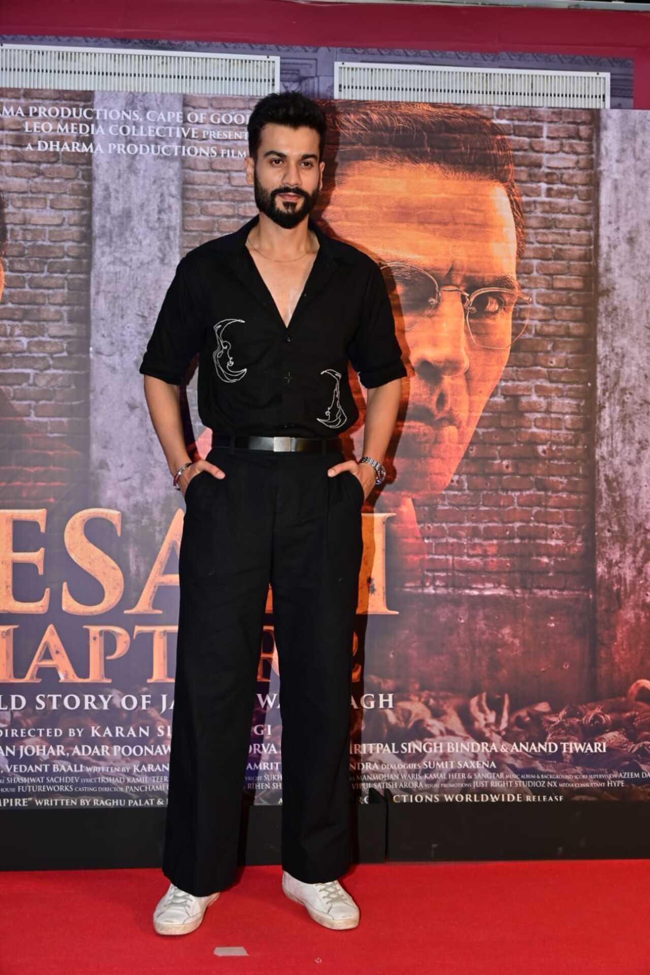Sunny Kaushal arrived at the screening of Kesari 2