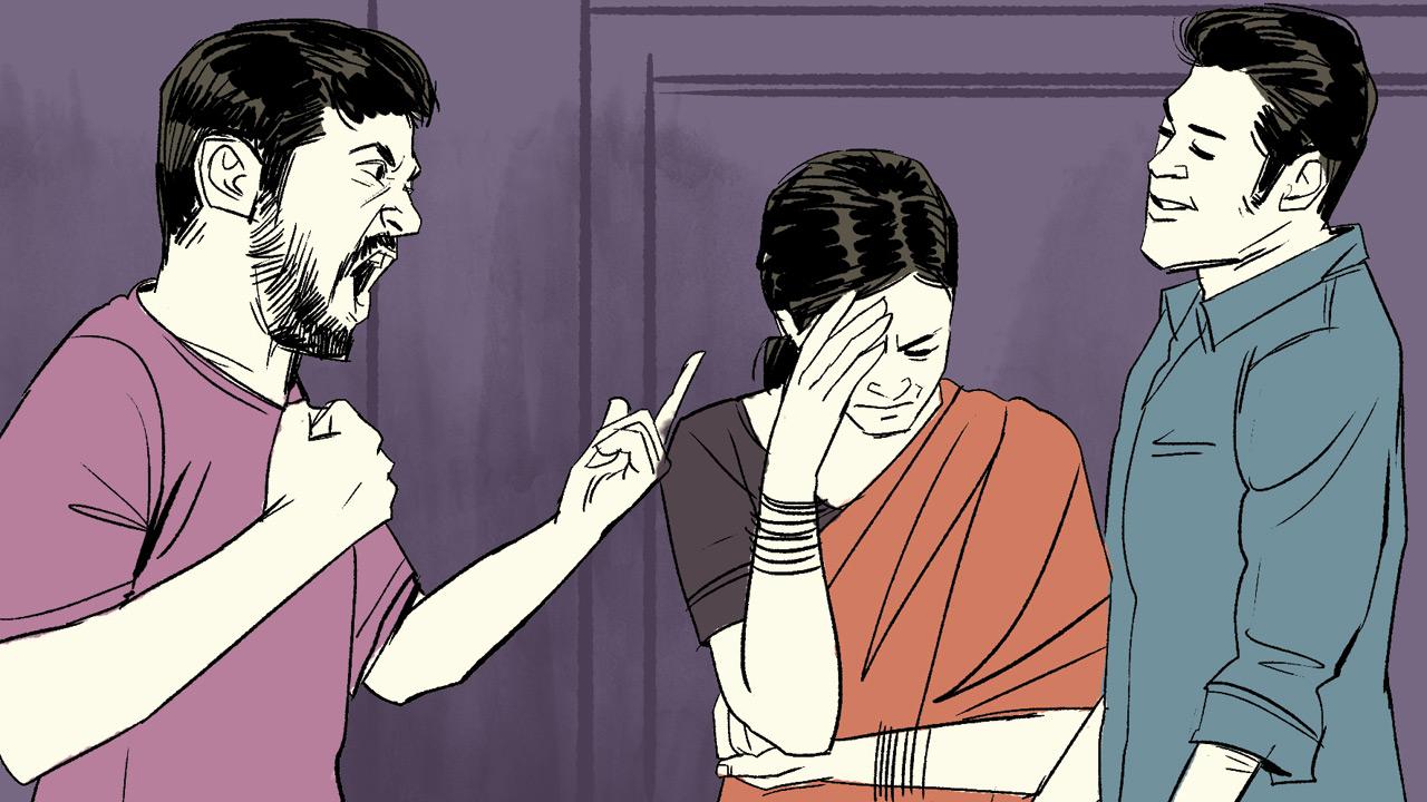 Enraged about this, he warned the woman and her son a few days ago, and a heated argument ensued
