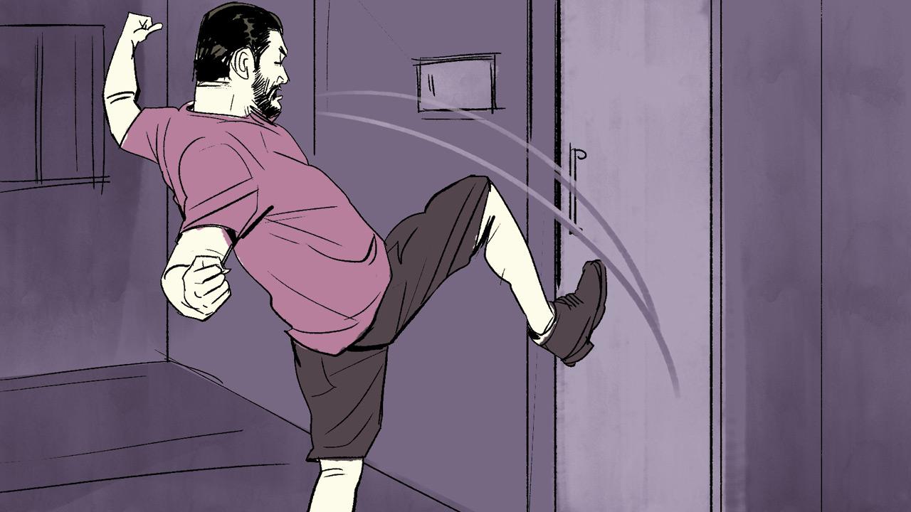 On Wednesday, the accused once again saw the youth talking to his sister and lost his temper once again. He went to Salve’s house and began banging on the door and repeatedly kicking it as well. Salve and her son came out of the house