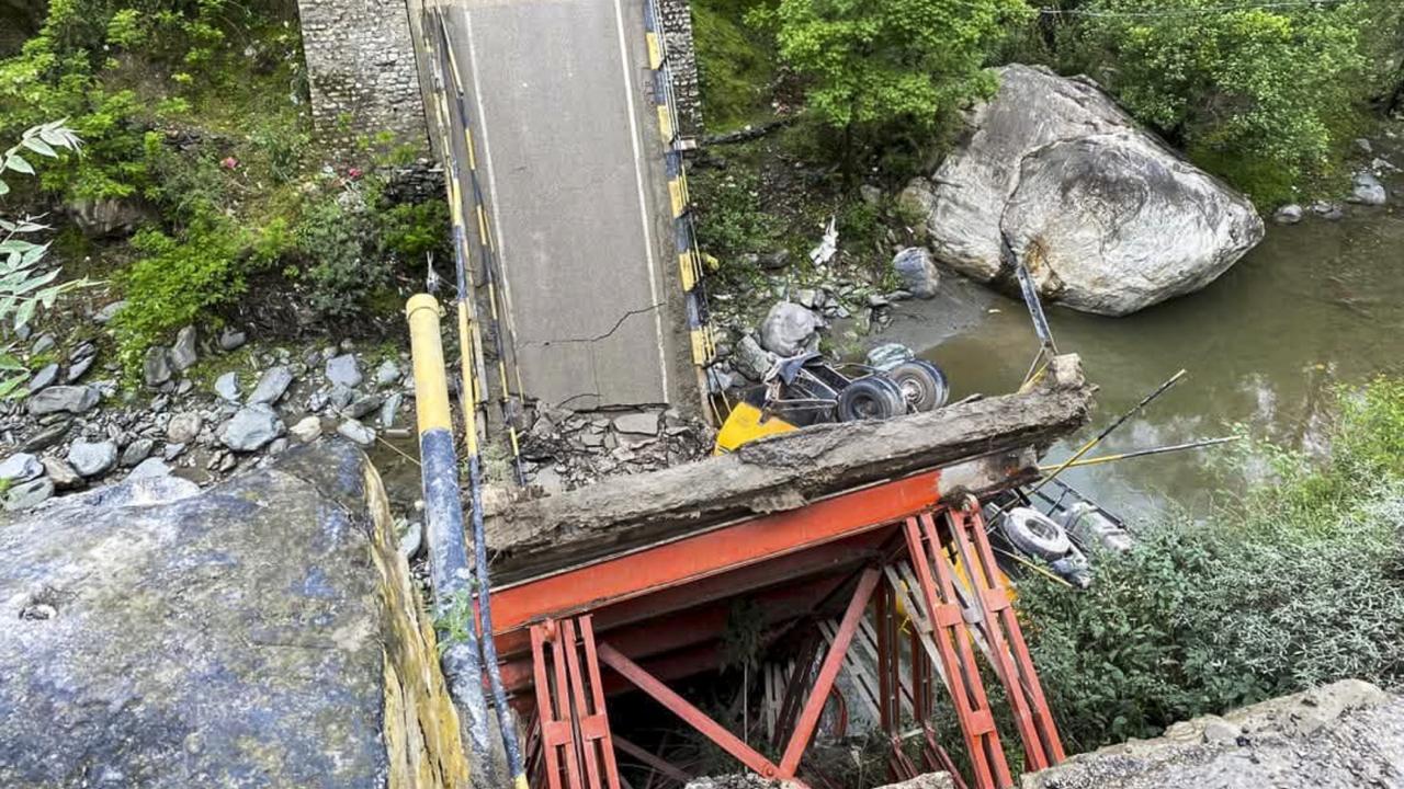 IN PHOTOS: Bridge collapses in Himachal Pradesh's Kullu