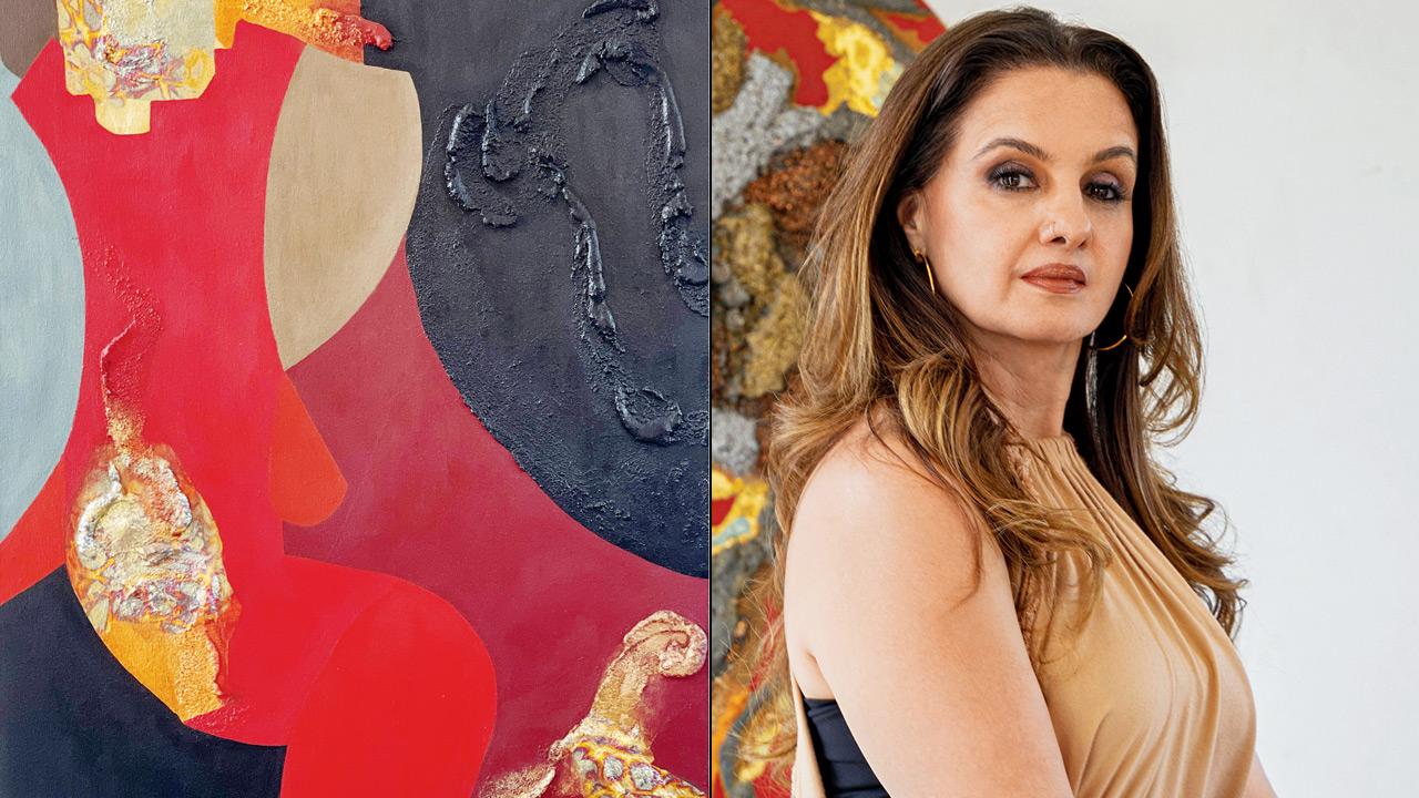 The Painted God by Laila Khan Furniturewala. pic courtesy/Amol Rane