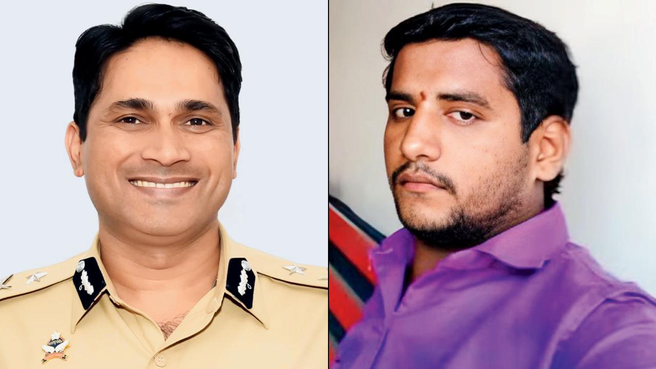Lakhmi Gautam, the current joint commissioner of police, crime, who will supervise the SIT; (right) Akshay Shinde, the accused 