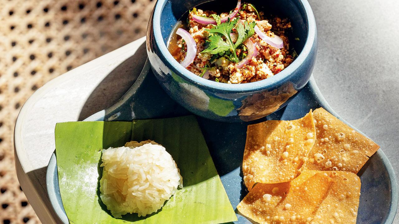 Larb tofu