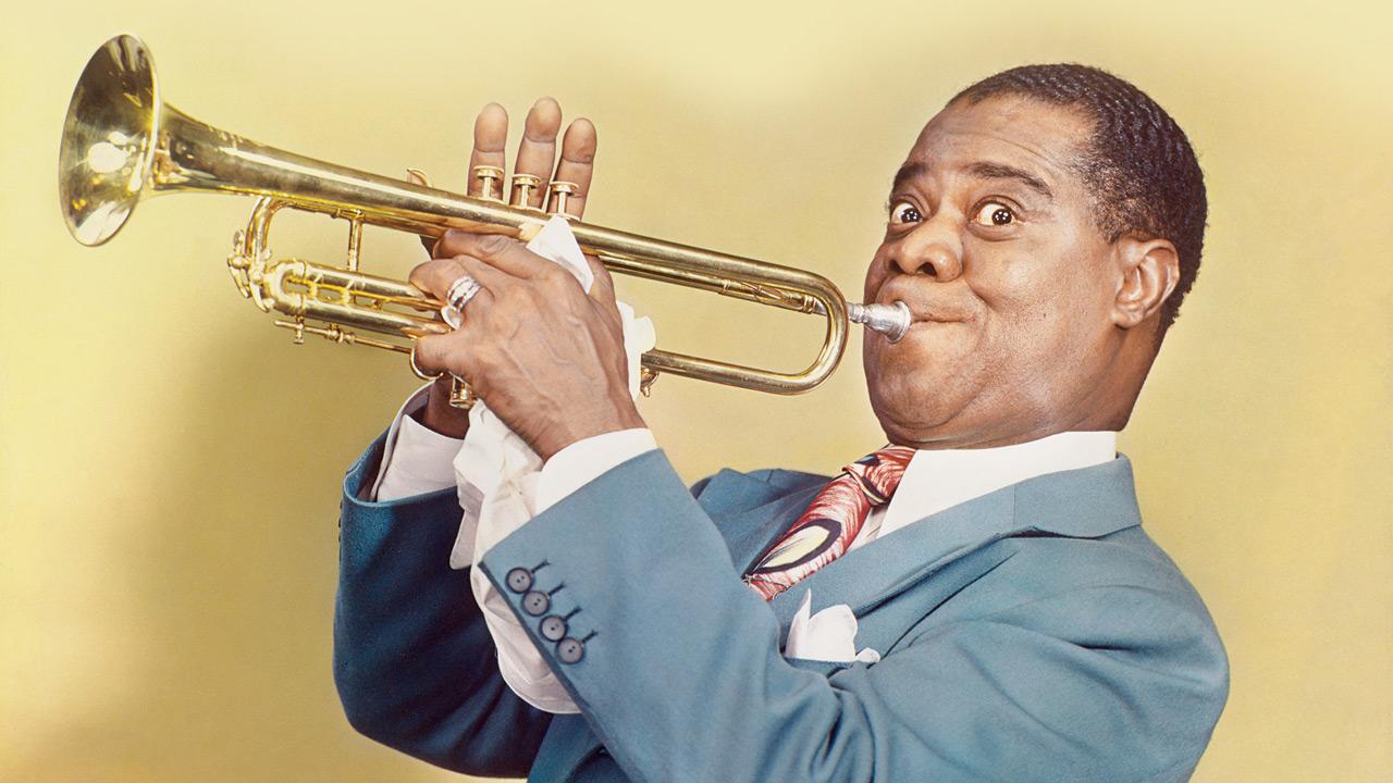 Louis Armstrong plays the trumpet. Pic courtesy/Wikimedia commons