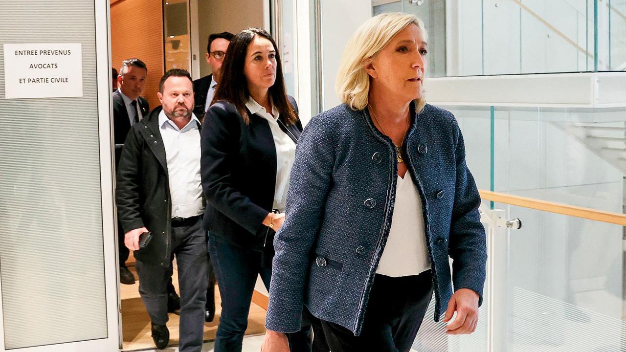 French far-right leader found guilty of embezzlement