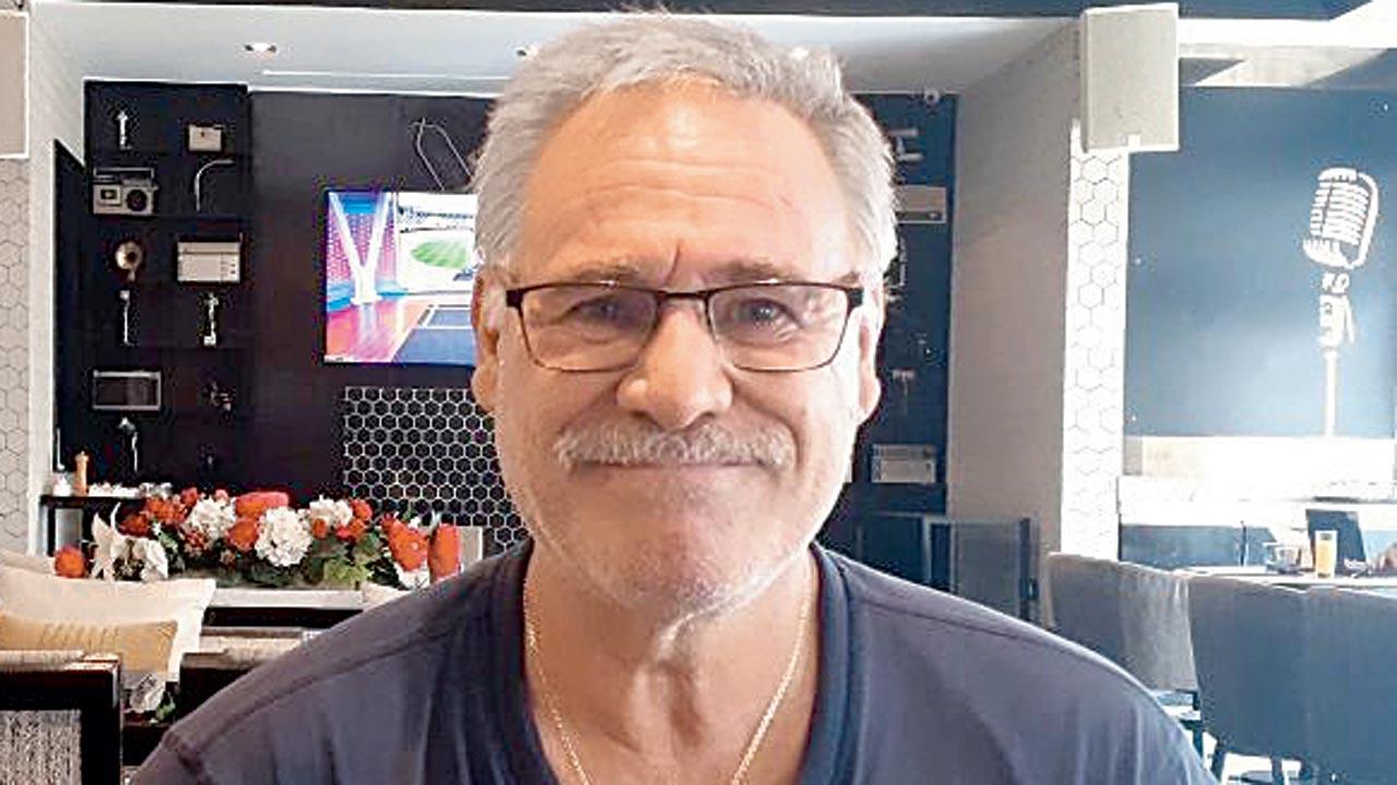Mike Veletta, part of Australia’s 1987 World Cup-winning team, in the city on Monday. Pic/G Krishnan