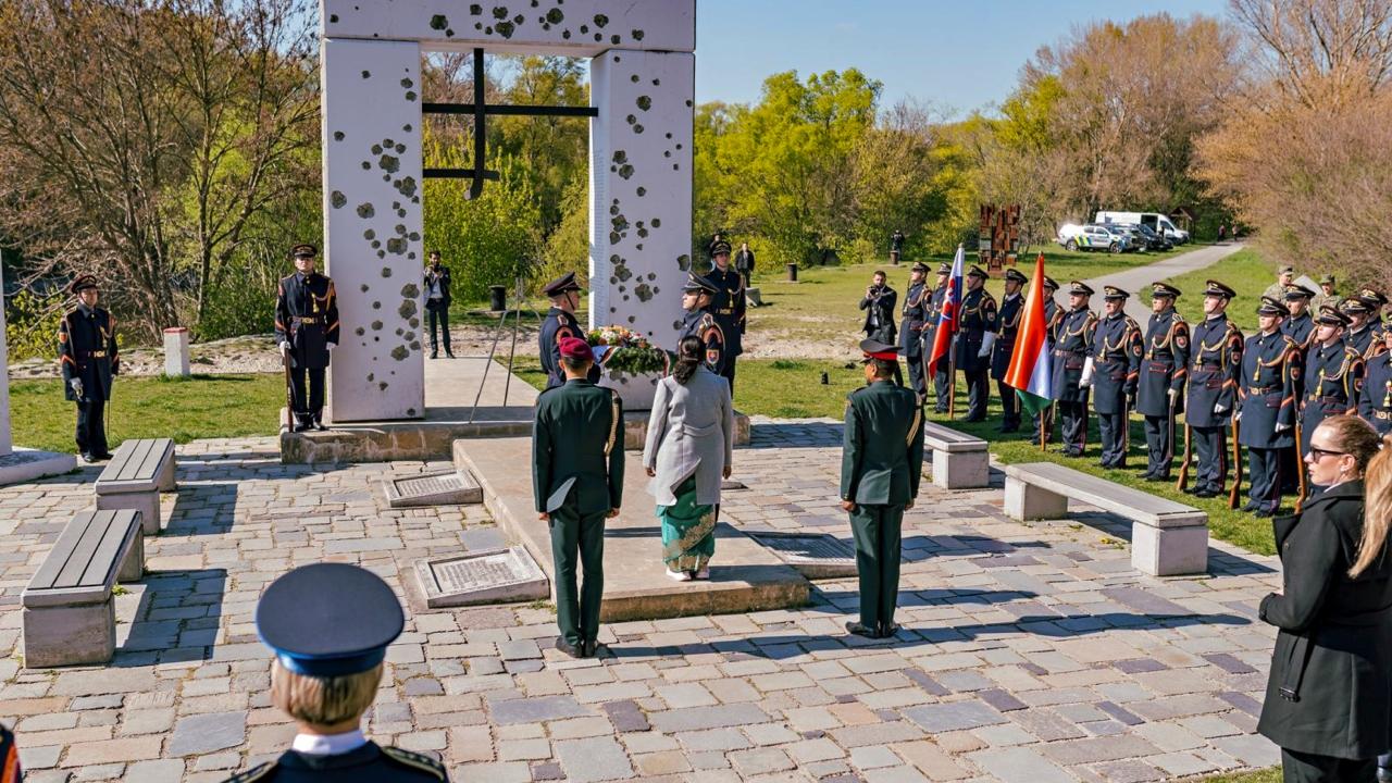 This memorial signifies a time when the borders to the West were protected by barbed-wire fences charged with high-voltage electricity and attempts to escape from behind the Iron Curtain were punished by imprisonment. The concrete gate riddled with bullets and broken iron bars commemorates four hundred men and women who were killed at the border of then Czechoslovakia during their attempts to escape between 1945 and 1989
