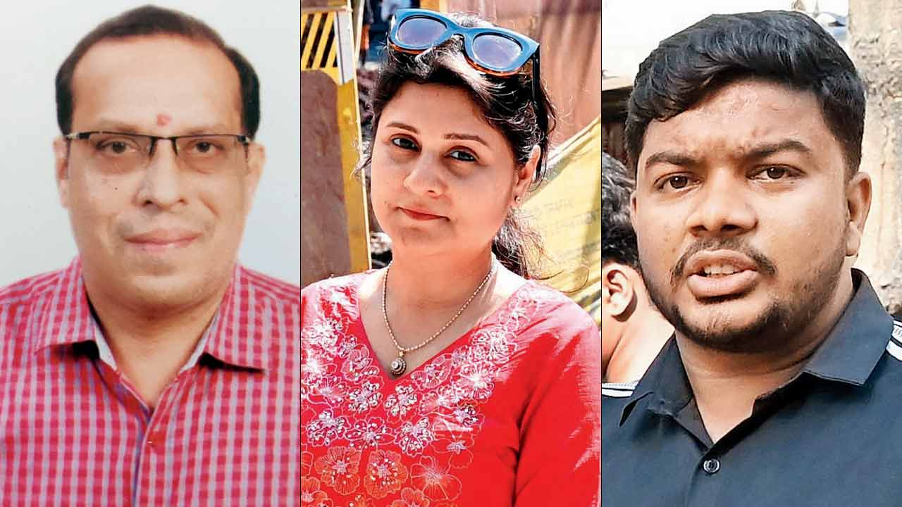 Prof K Praveish Vishwanath Aiyar, Payal Shah and Samnan Shaikh