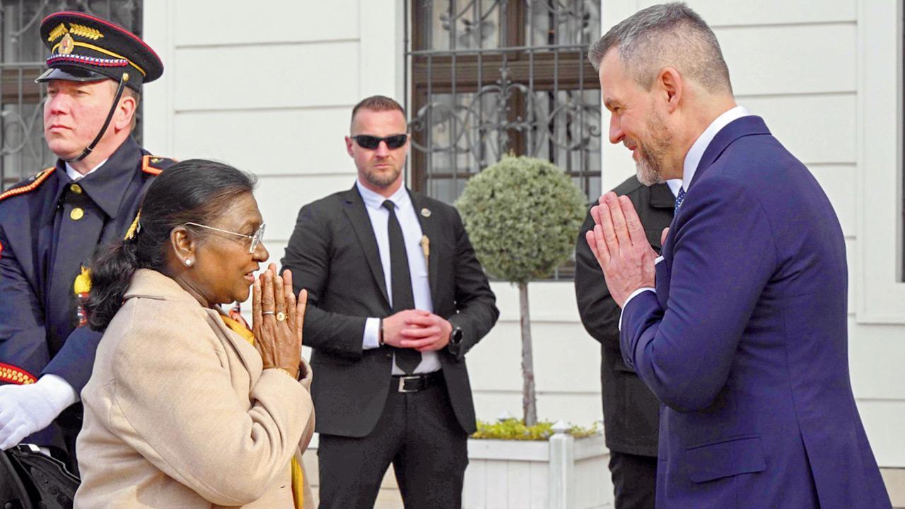 President Droupadi Murmu visits Slovakia