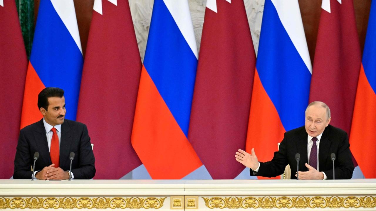 The two men also discussed the situation in Gaza, where Qatar played a key role in brokering a January deal between Israel and Hamas for a three-phase ceasefire