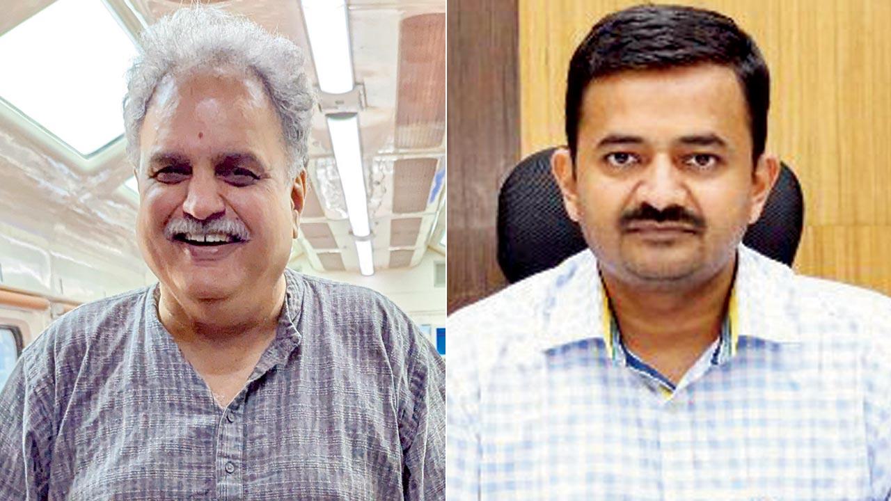Pradyuman Maheshwari, senior media professional; (right) CR CPRO  Dr Swapnil Nila